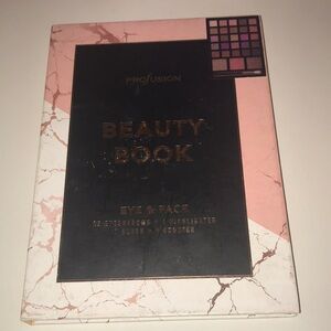 ☀️ Profusion Cosmetics Beauty Book Eye & Face Palette - Pink Marble